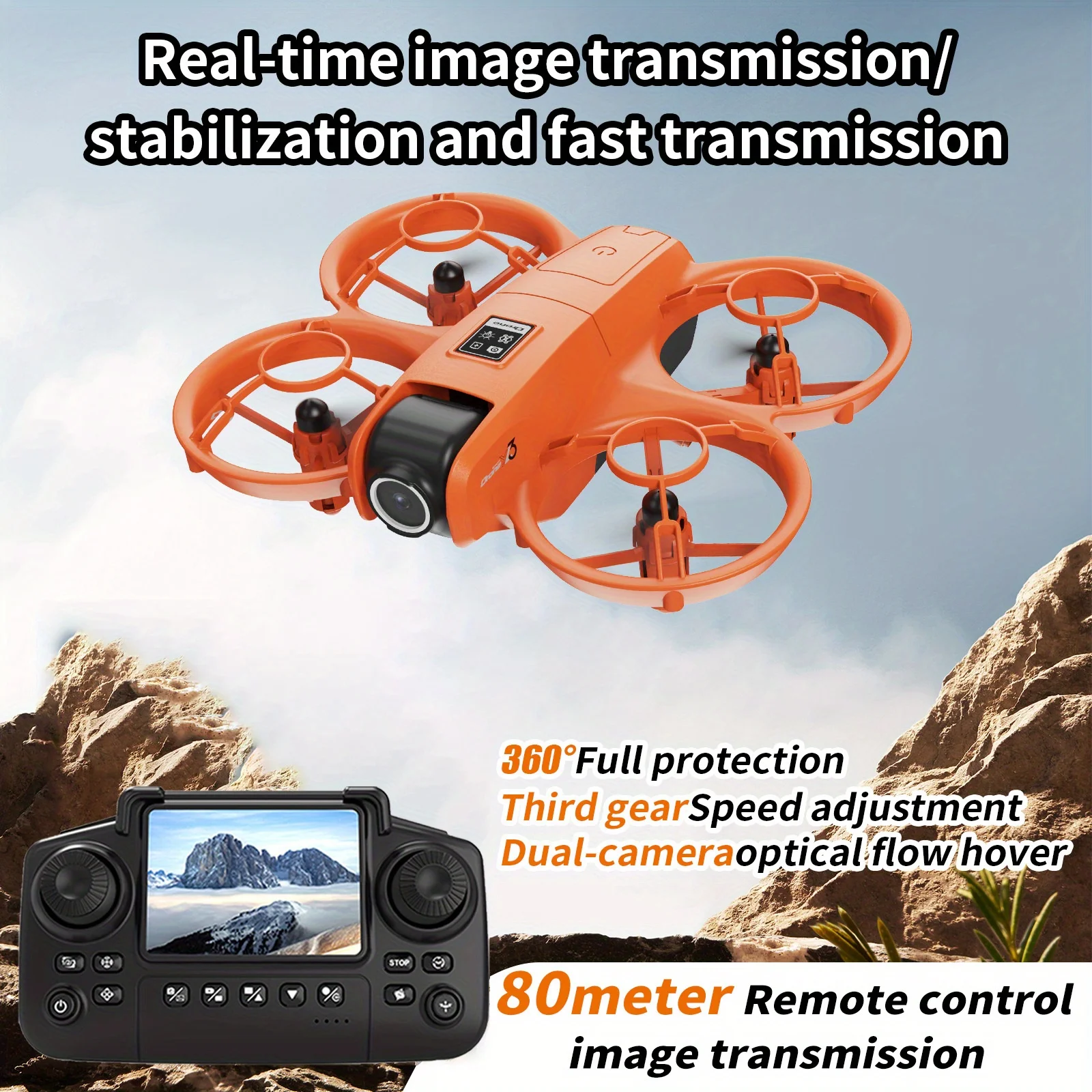 Drone Battery Adapter - YL3 Opvouwbare Reisdrone, HD Dubbele Anti-Shake