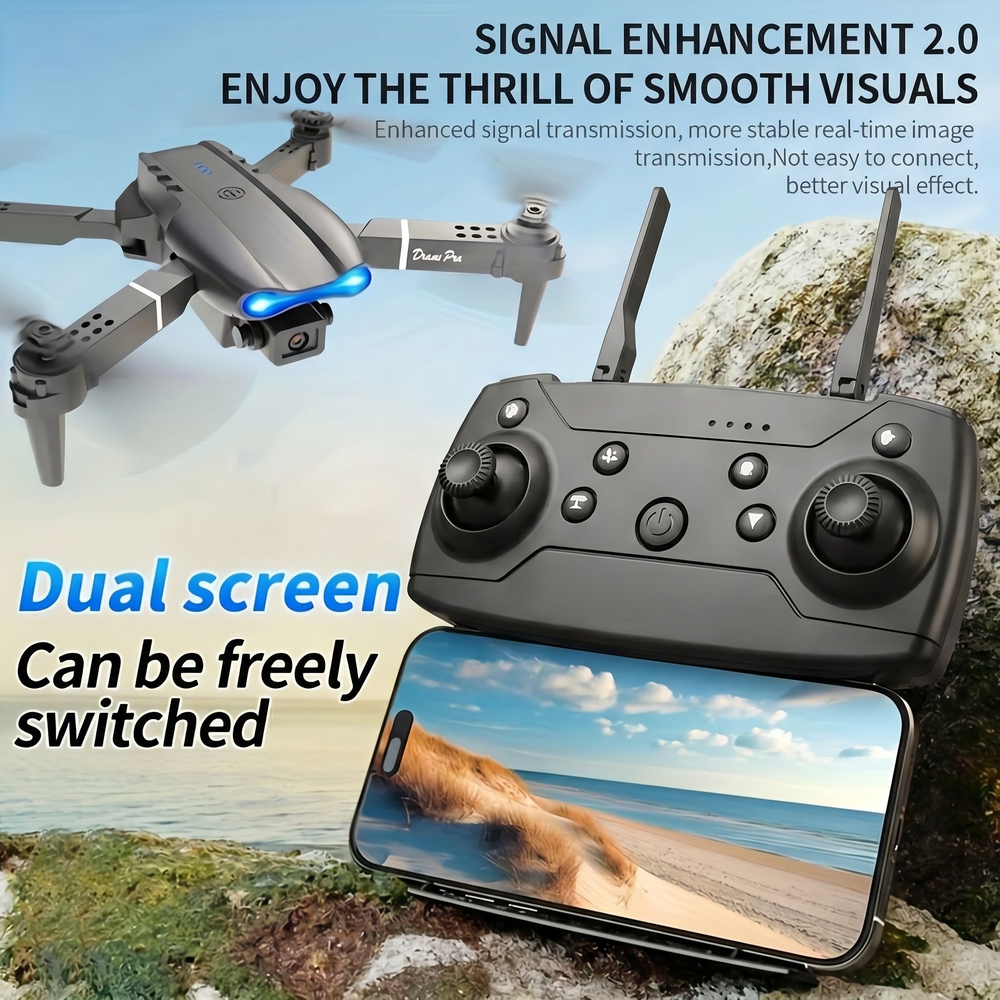 2026 E88 PRO MAX: opvouwbare d - Drone Controller Screen recensie en prijs